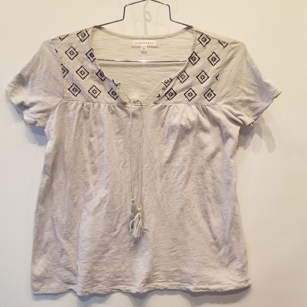 Downeast Gray Sleeveless T -‎ Shirt Size XS